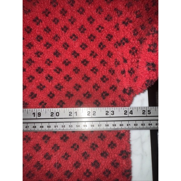 Hanna Andersson Sweater Large Nordic Fair Isle Quarter Zip Pullover Sweater Red - Picture 6 of 7
